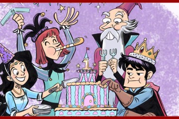 Katie and Steve from Silly Kingdom Comic